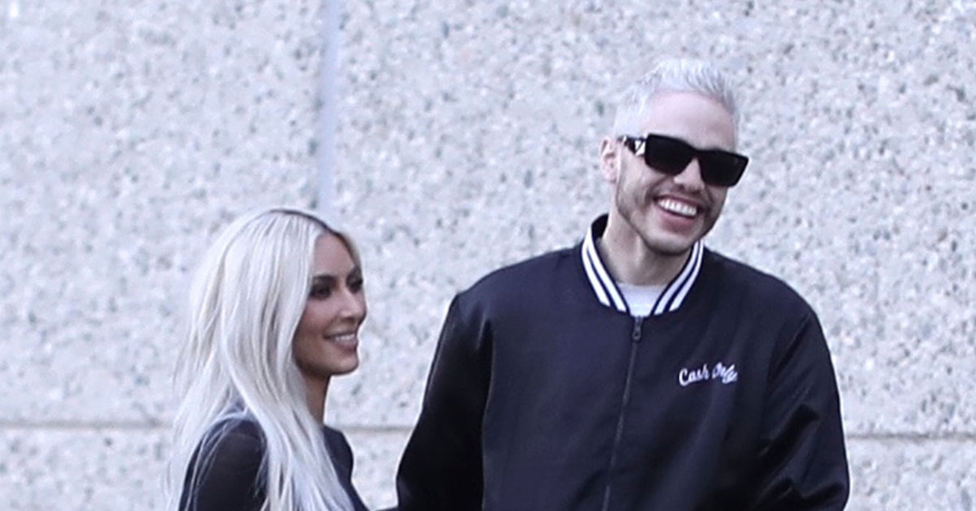 Pete Davidson and Kim Kardashian Look Smitten, No Butts About It